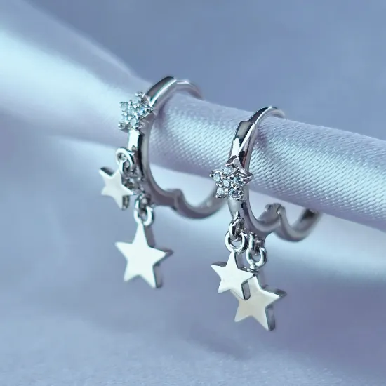 Imagen de Arete Tres Estrellas Mágicas