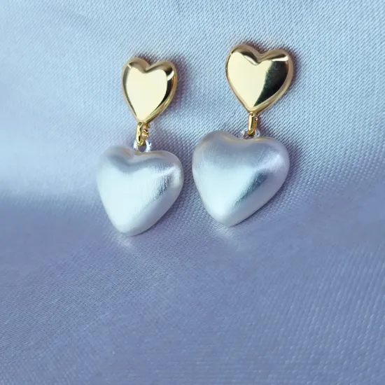 Imagen de Arete Dos Corazones
