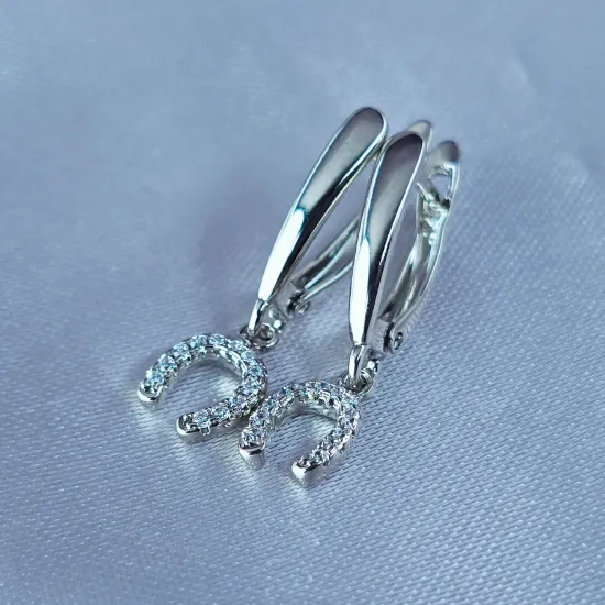 Imagen de Arete Herradura de Plata