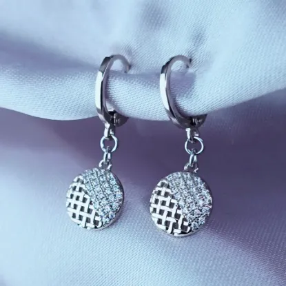 Imagen de Arete Círculo Combinado