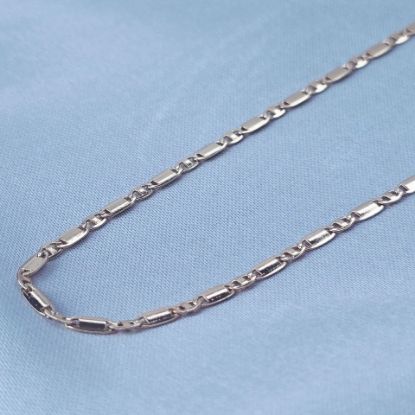 Imagen de Cadena Tejido Gucci Plana Uno por Uno Oro Dorado  4502