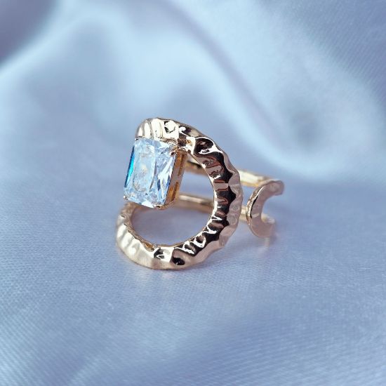 Imagen de Anillo Semiabierto Diamante Perfecto  8