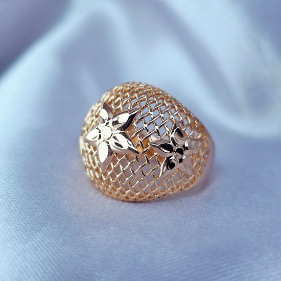 Imagen de Anillo Troquelado y Flores