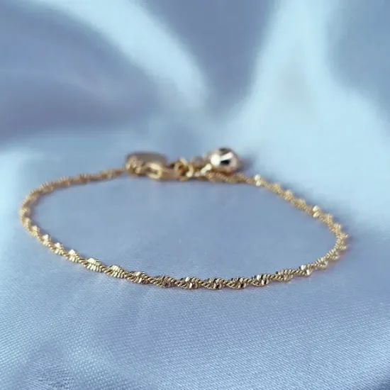 Imagen de Pulsera Espiral de Oro Talla 1602