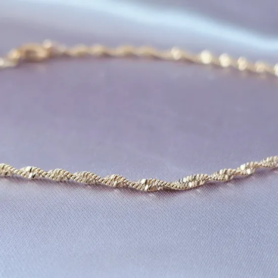 Imagen de Pulsera Tobillera Singapur  2602