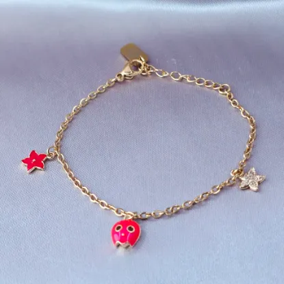 Imagen de Pulsera Calavera de Azucar y sus Flores  1401