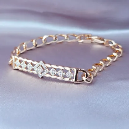 Imagen de Pulsera Esclava Rombos con Poder  2006