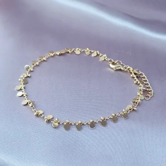 Imagen de Pulsera Mini Obleas de Oro  2001
