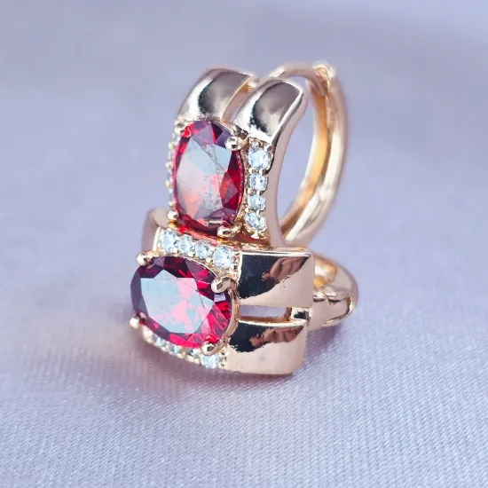 Imagen de Huggie Óvalo Rojo Pasión