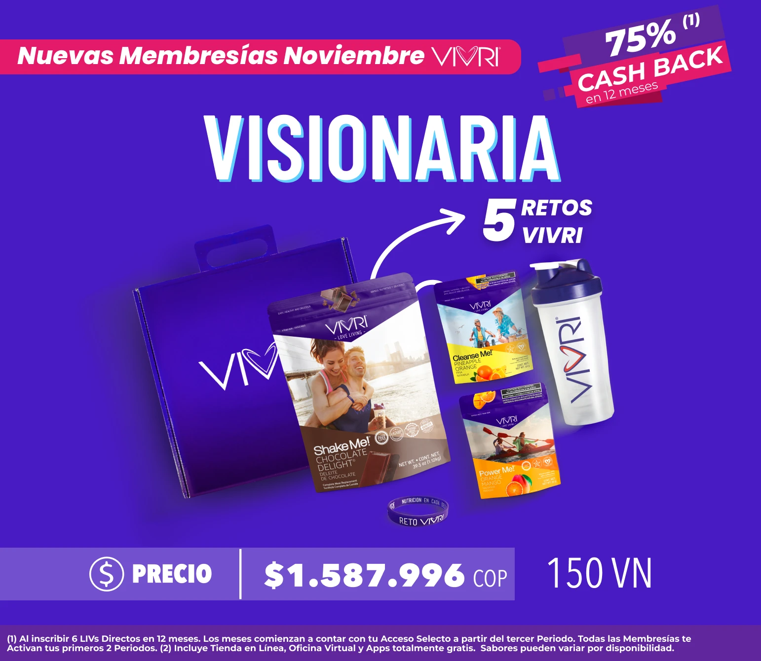 Reto VIVRI 10 Intensivo (Visionario) 5 Retos