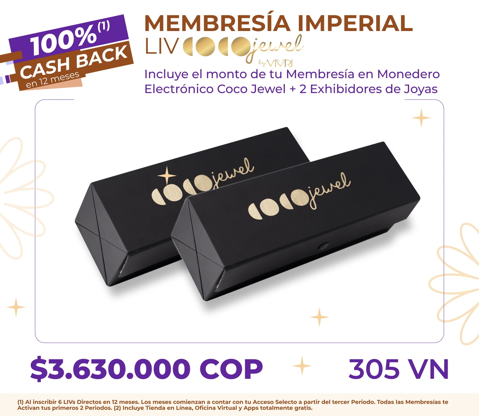 Membresía COCOJewel Imperial + 2  Joyeros