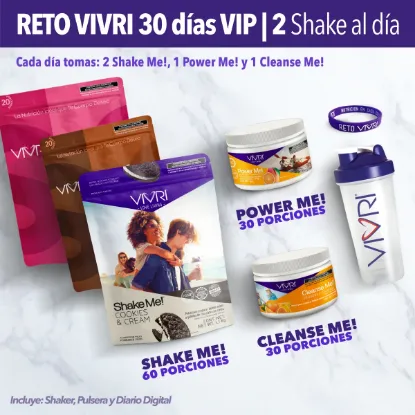 Imagen de RETO VIVRI 30 días VIP - 2 Shake al día