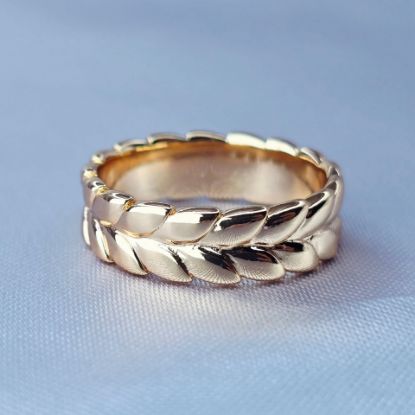 Imagen de Anillo Hojas de Oro