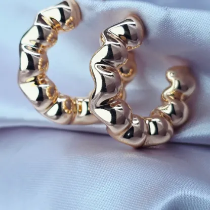 Imagen de Arracada Ondas de Oro