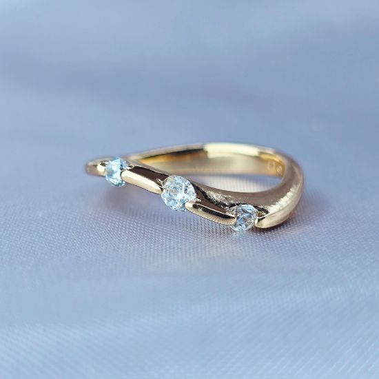 Imagen de Anillo Onda con Tres Luces