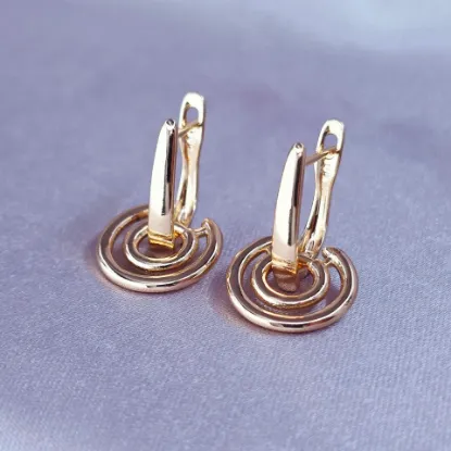 Picture of Earring Detachable Spiral of Gold