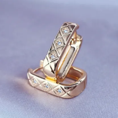 Picture of Huggie Diamonds with Determination