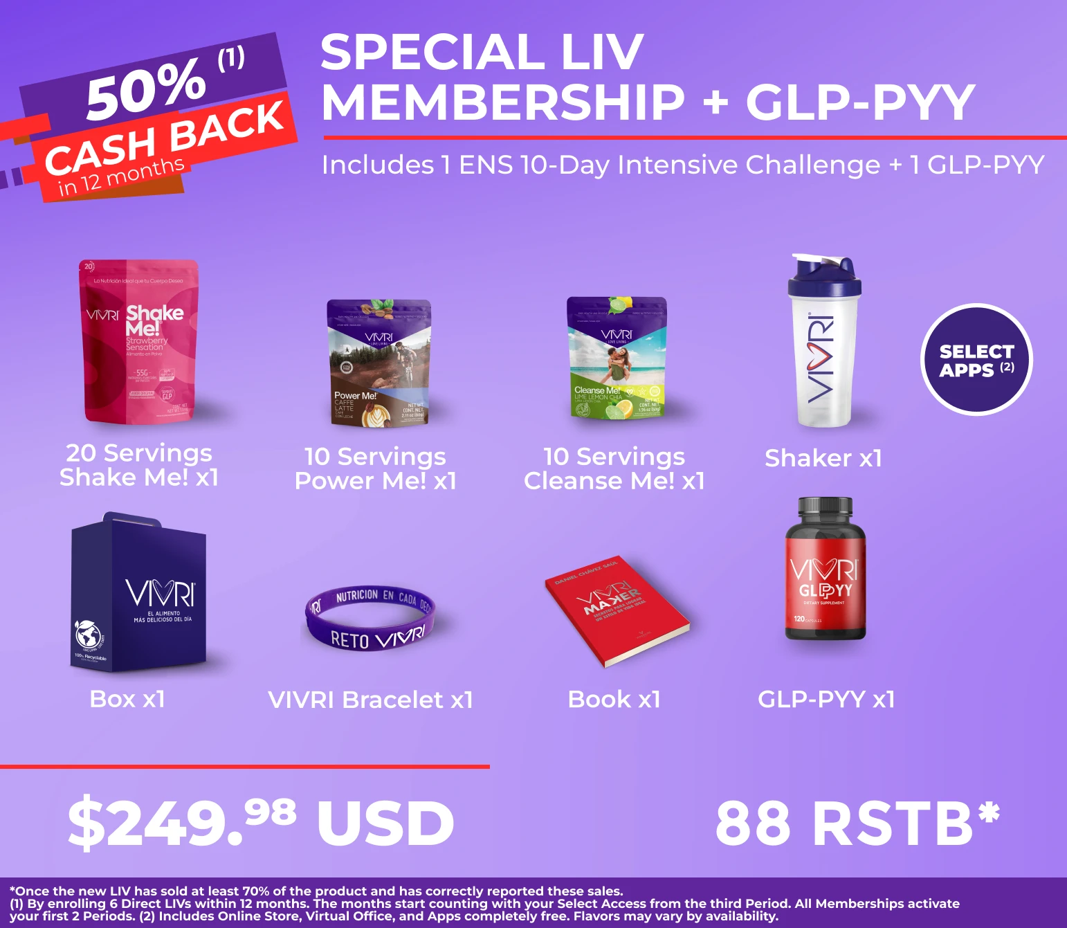ESPECIAL LIV MEMBERSHIP + GLP