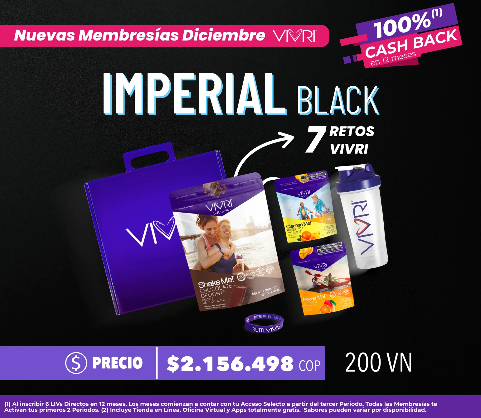 Reto VIVRI 10 Intensivo (imperial Black) 7 Retos