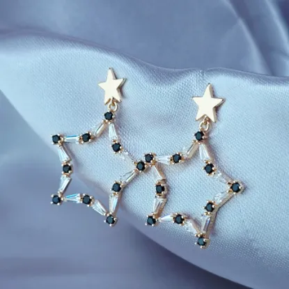 Imagen de Arete La Gran Estrella y Estrellita