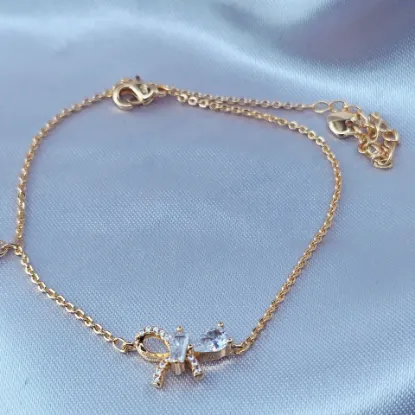 Imagen de Pulsera Tobillera Moño Mariposa  2101