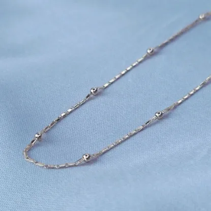 Imagen de Cadena Tejido Viviana Gucci Plana Oro Dorado Talla 5501