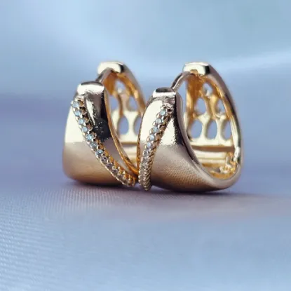 Imagen de Huggie Sucesión Continua de Circonias