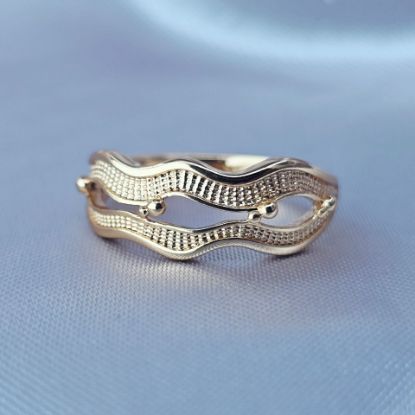 Imagen de Anillo Olas de Oro