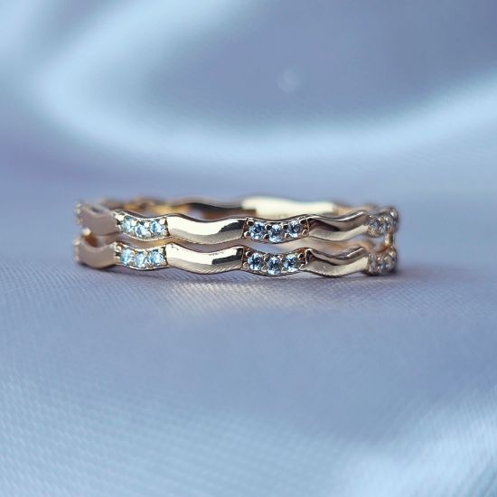 Imagen de Anillo Ondas Talla 7