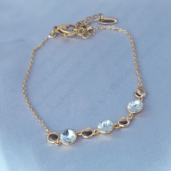 Imagen de Pulsera Lunetas Swarovski Preciosas  1701