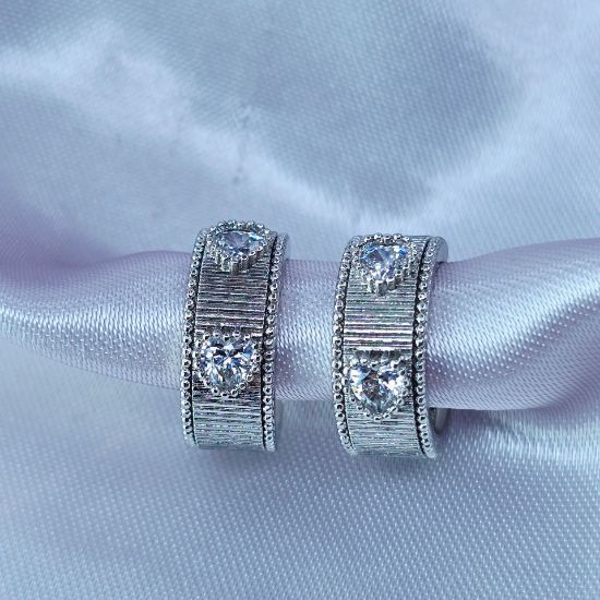 Imagen de Arete Dos Corazones Amorosos