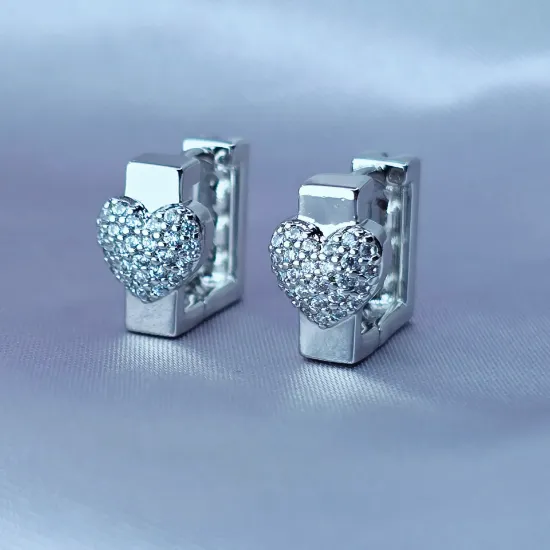 Imagen de Huggie Corazón Blanco