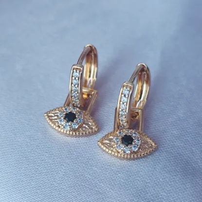 Imagen de Arete Dosmontable Ojo Turco