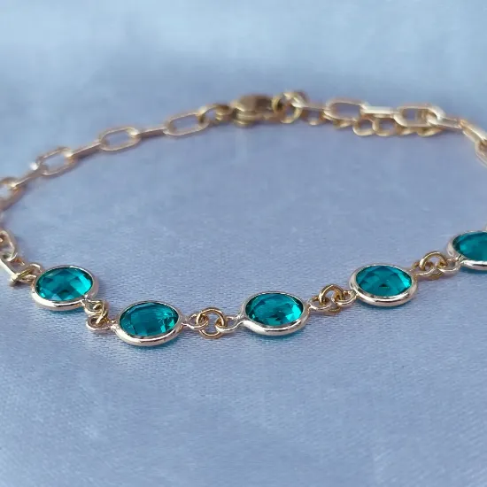 Imagen de Pulsera Esmeraldas  1805