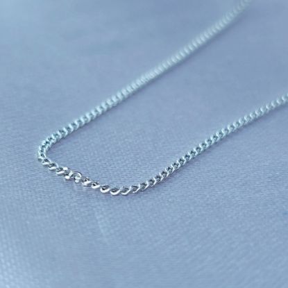 Imagen de Cadena Tejido Volga Oro Blanco