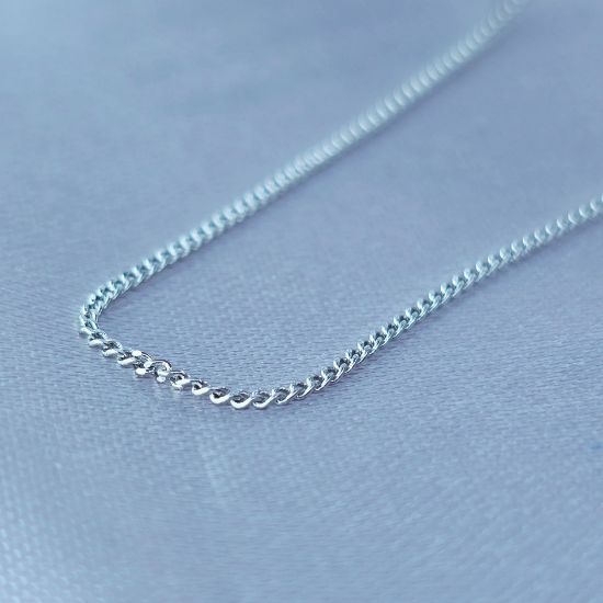 Imagen de Cadena Tejido Volga Oro Blanco