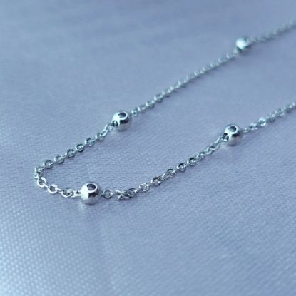 Imagen de Cadena Tejido Viviana Volga Oro Blanco