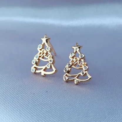 Picture of Christmas Tree Stud Earring