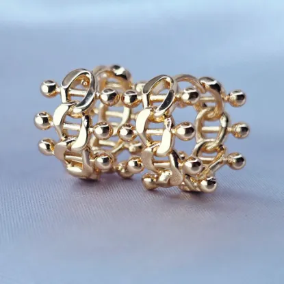 Picture of Gold Molecules Huggie