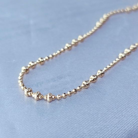 Imagen de Cadena Tejido Viviana Municiones Oro Dorado