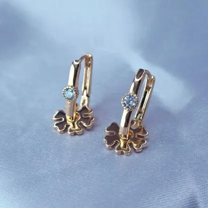 Imagen de Huggie Desmontable Margarita con Corazones