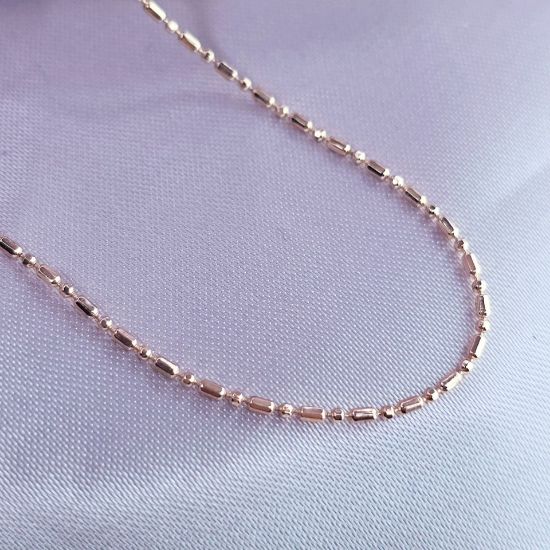 Imagen de Cadena Tejido Punto y Coma Oro Dorado  4500