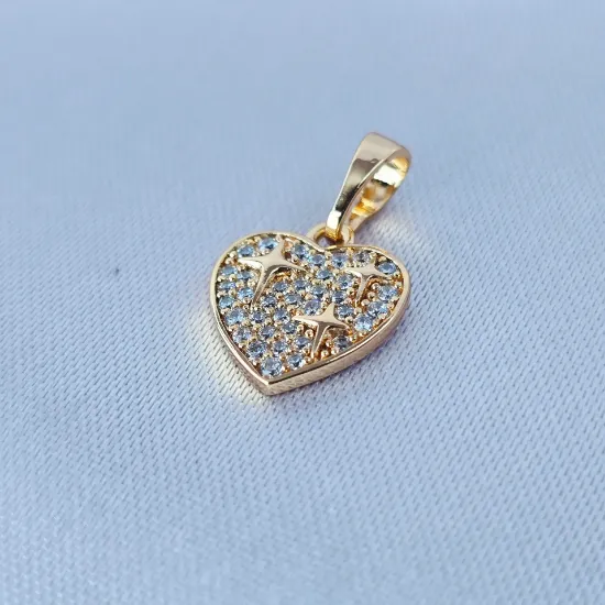 Imagen de Dije Corazón Estrellado Romántico