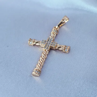 Imagen de Dije Cruz Amor Incondicional