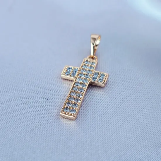 Imagen de Dije Cruz Brillos de Vida