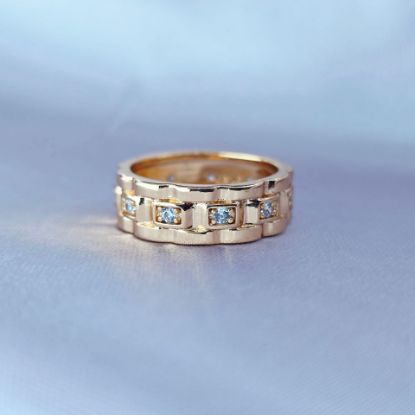 Imagen de Anillo Tipo Rolex con Circonias 