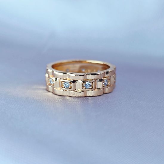 Imagen de Anillo Tipo Rolex con Circonias 