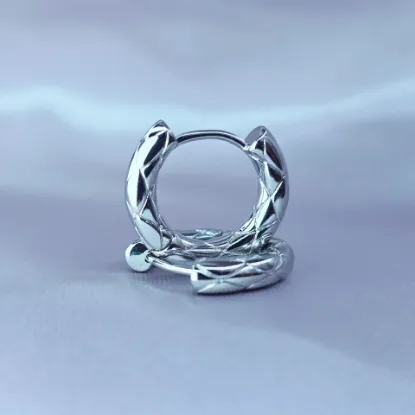 Imagen de Arracada Glamourosa Texturizada