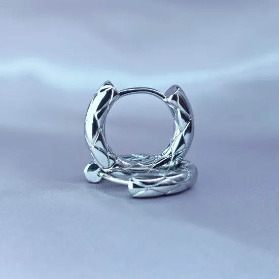 Imagen de Arracada Glamourosa Texturizada