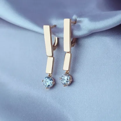 Imagen de Arete Dos Rectángulos y Una Luz